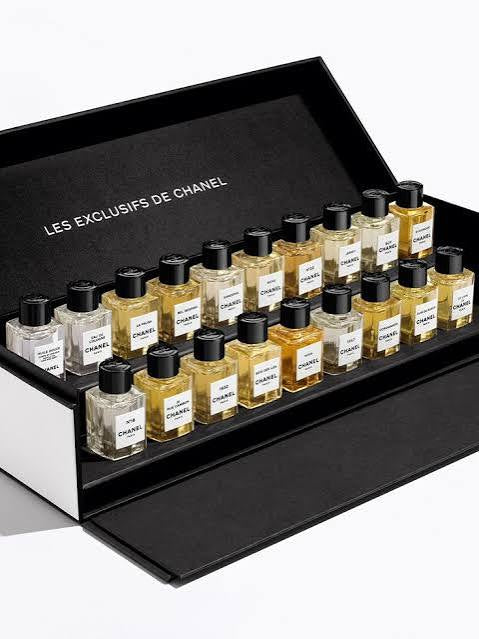 ⭐ Coffret Chanel – Les Exclusifs (19 × 7,5 ml)