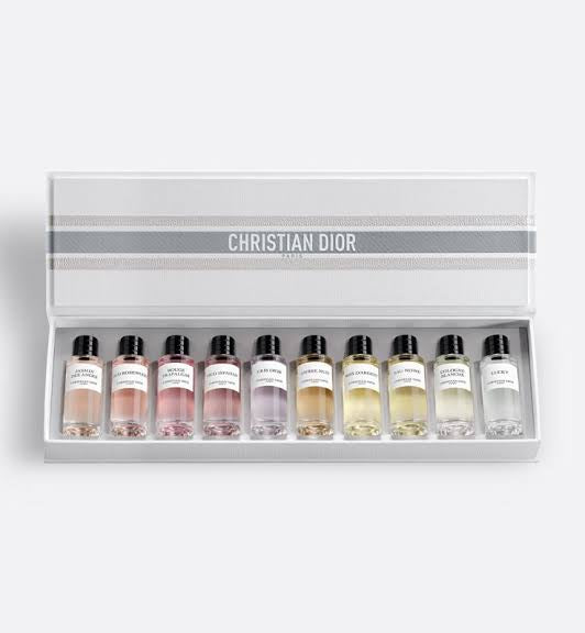 ⭐ CHRISTIAN DIOR – Coffret “La Collection Privée” (10 × miniatures)